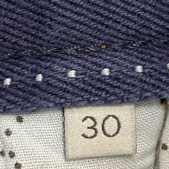 STELLA MCCARTNEY SKY BLUE DARK STONE DENIM LOGO JEANS - Picture 5 of 6